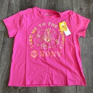 Roxy Kids Pink Graphic T-Shirt